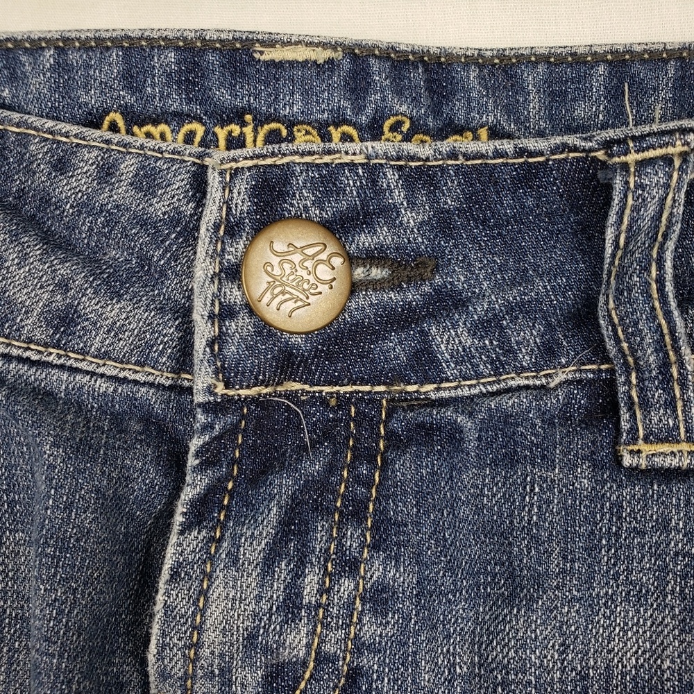 American Eagle Womens Cut Off Denim Jean Shorts - Picture 4 of 8